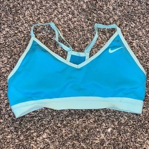 Nike Dri-fit light blue sports bra